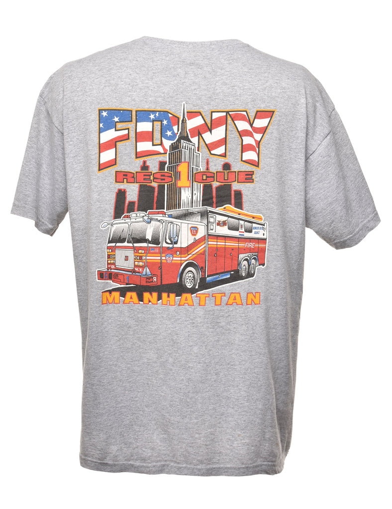 FDNY Printed T-shirt - XL
