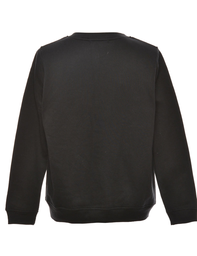 Festive Season Black Christmas Sweatshirt - S