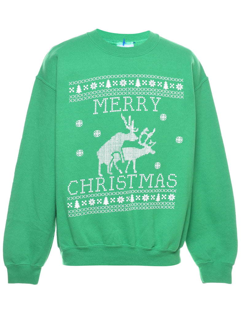 Festive Season Christmas Sweatshirt - M