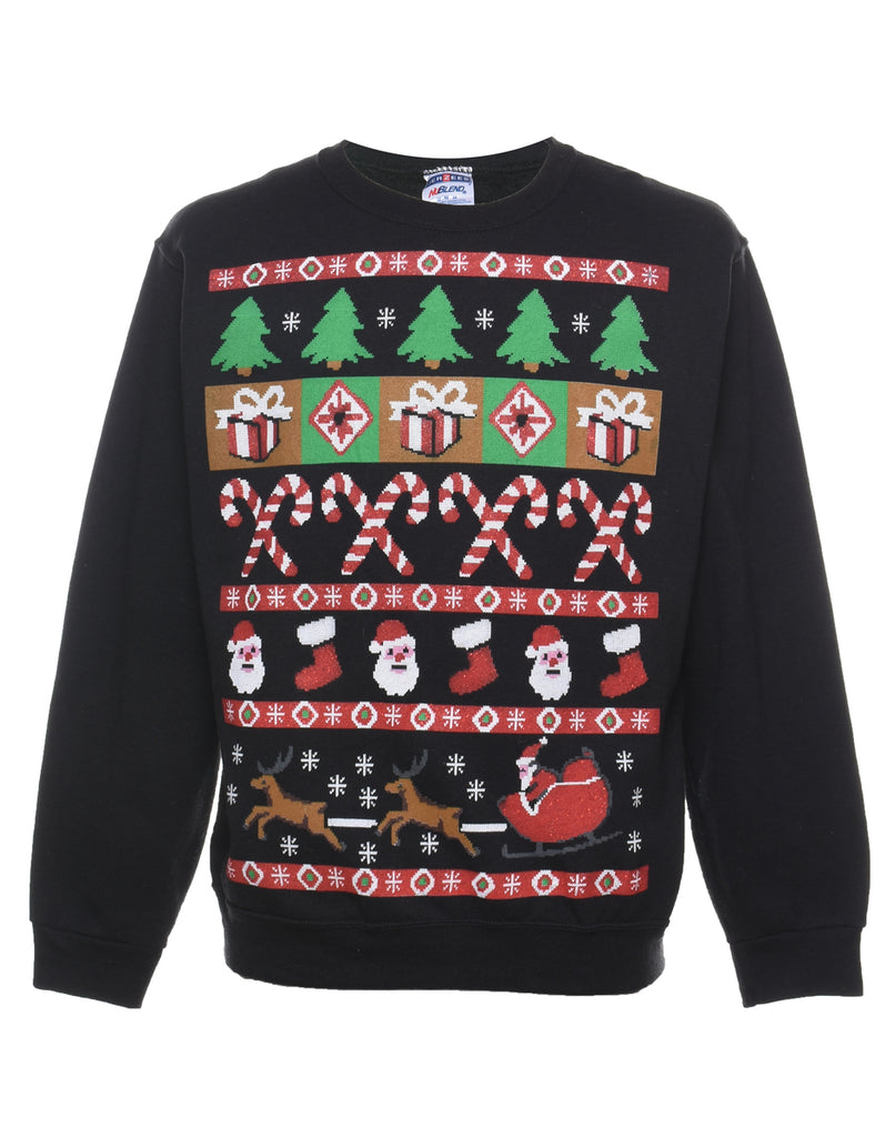 Festive Season Christmas Sweatshirt - M