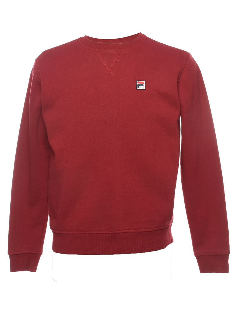 Fila Maroon Sweatshirt - M