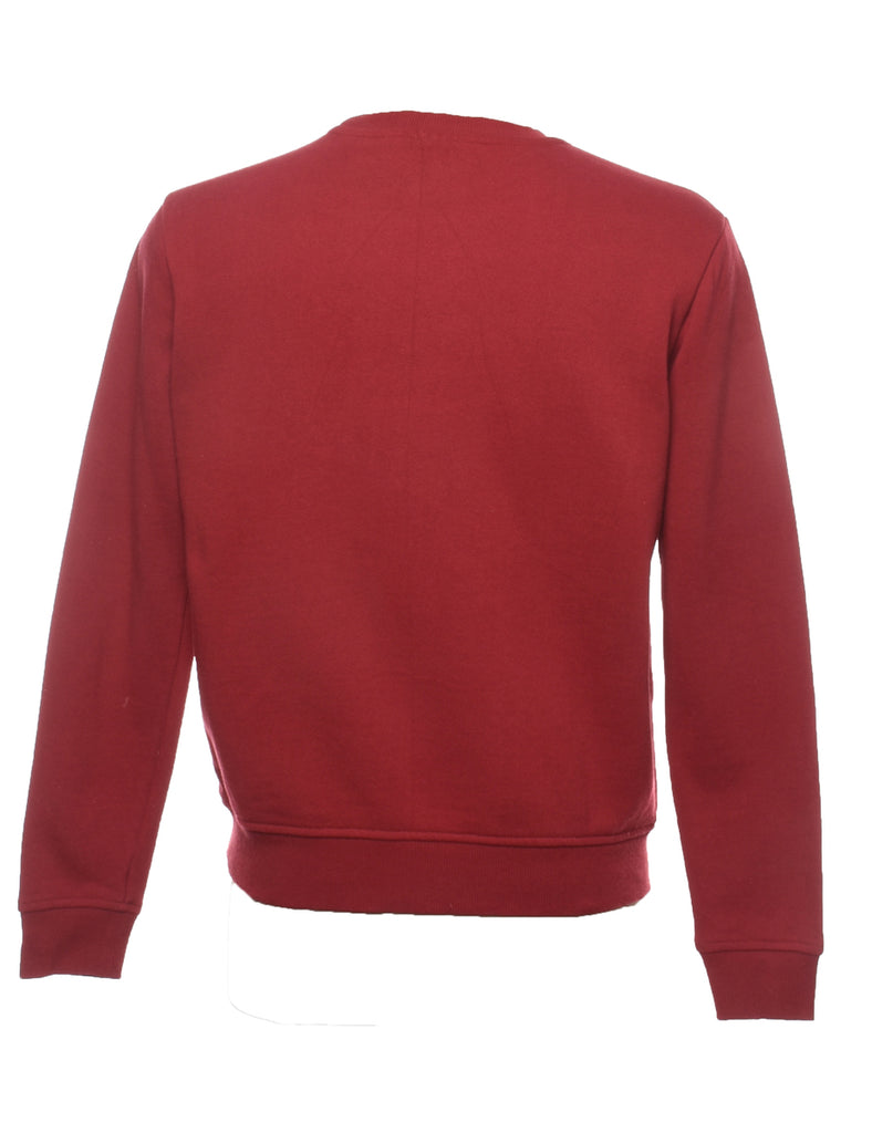 Fila Maroon Sweatshirt - M