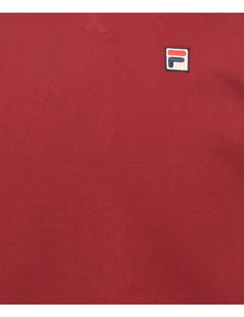Fila Maroon Sweatshirt - M