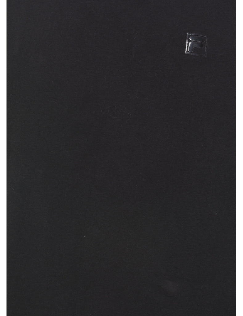 Fila Plain All Black Sweatshirt - M