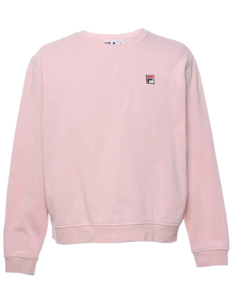 Fila Plain Pale Pink Sweatshirt - XXL