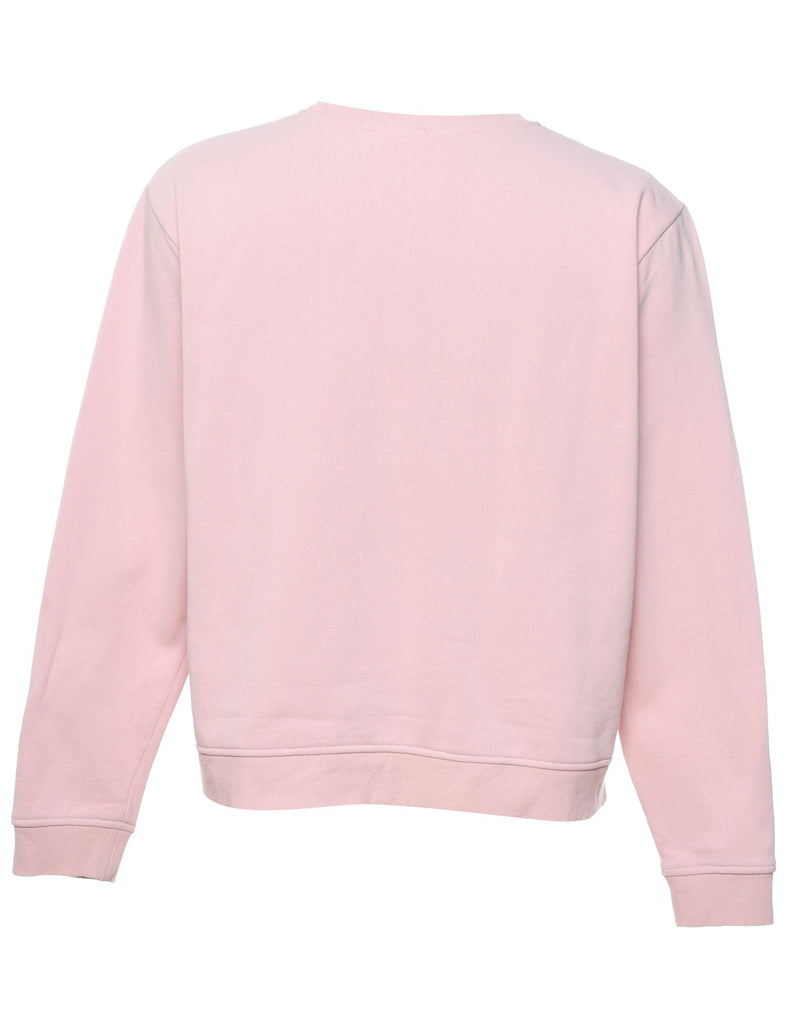 Fila Plain Pale Pink Sweatshirt - XXL