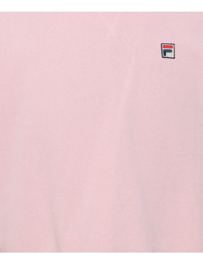 Fila Plain Pale Pink Sweatshirt - XXL