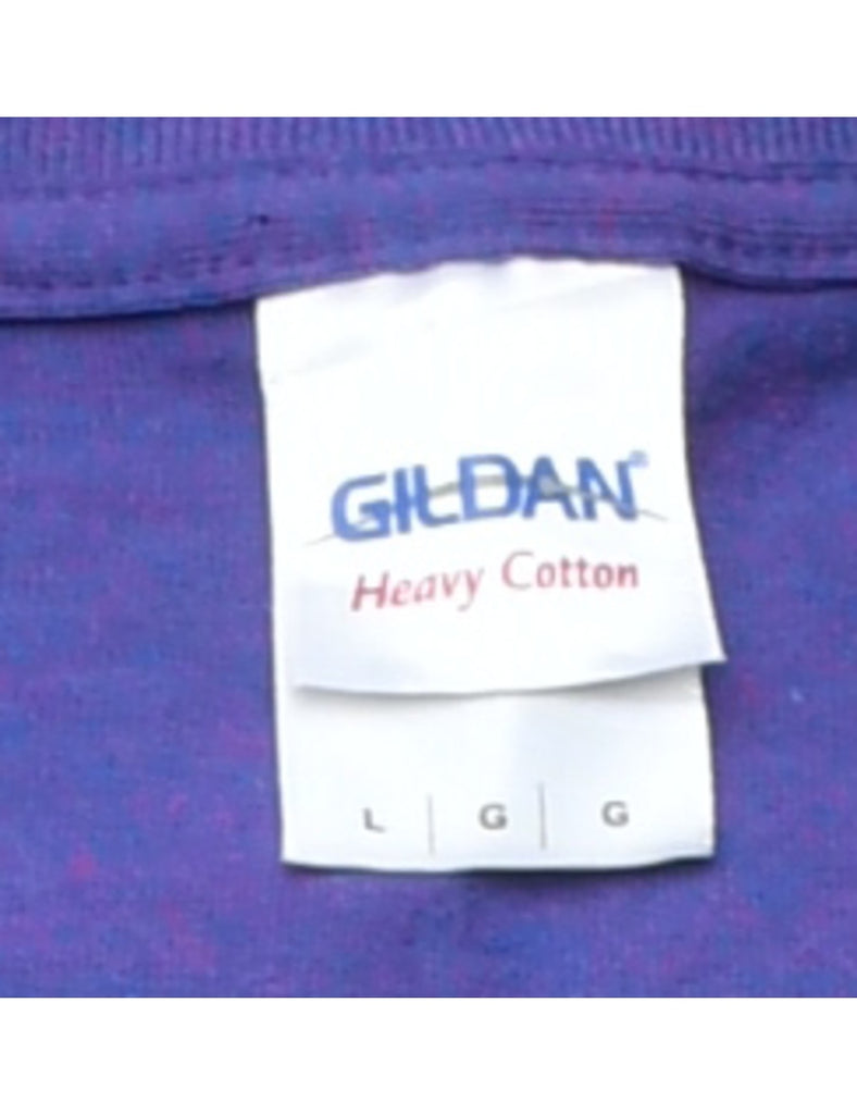 Fishing Printed T-shirt - L