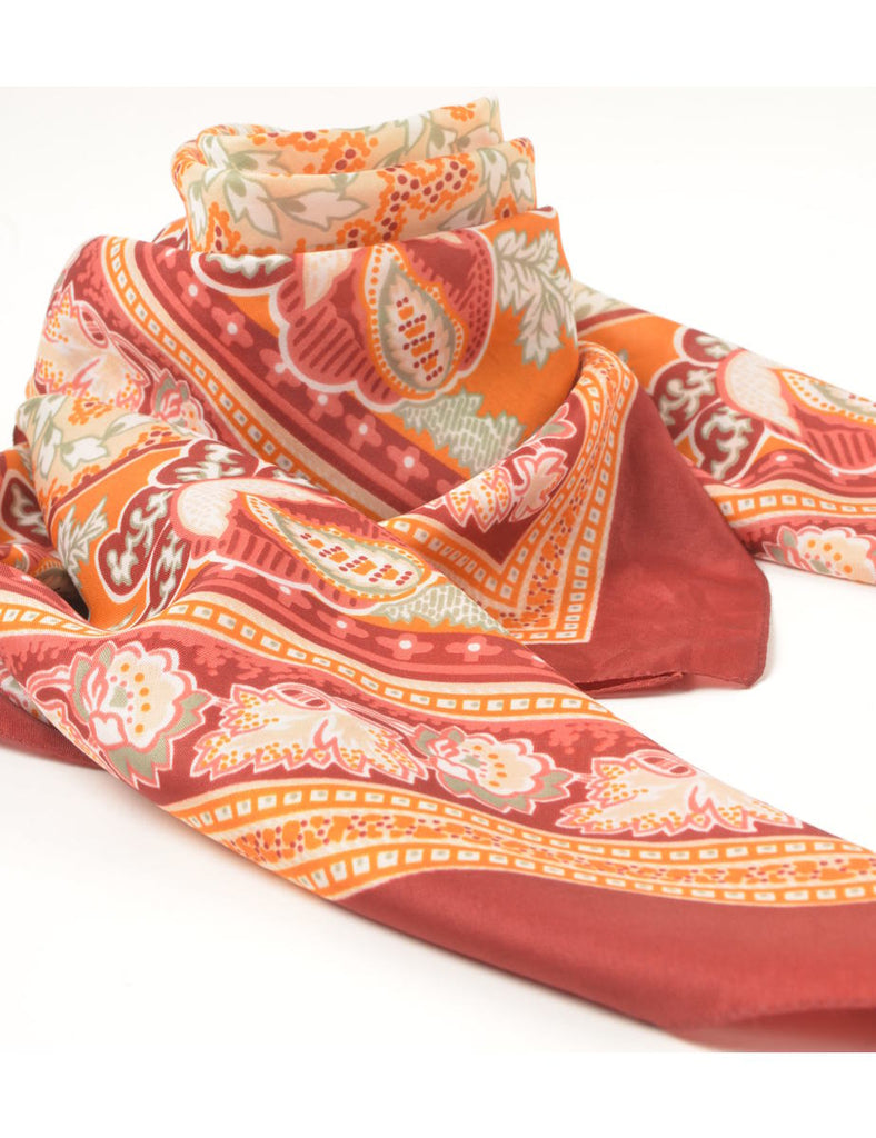 Floral Head Scarf - L