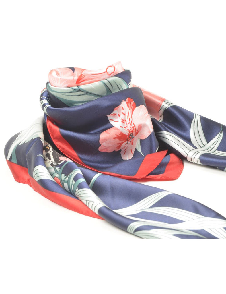 Floral Head Scarf - XL