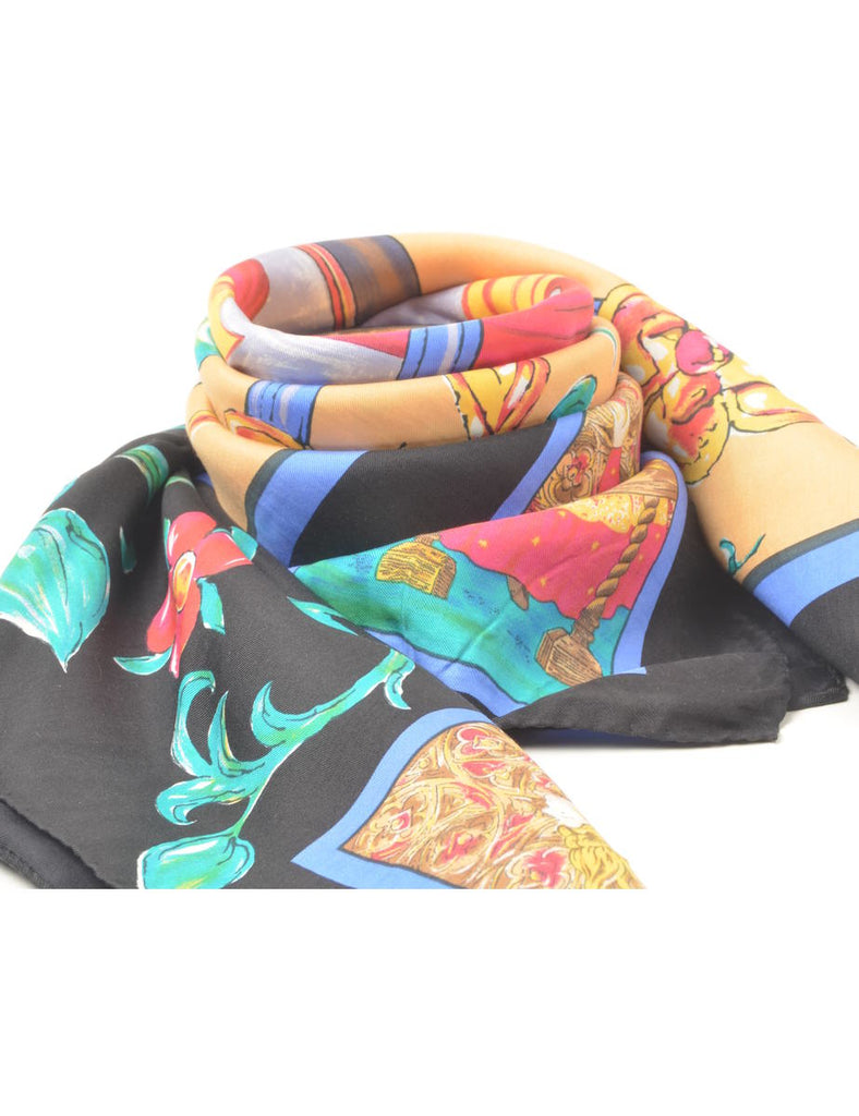 Floral Head Scarf - M