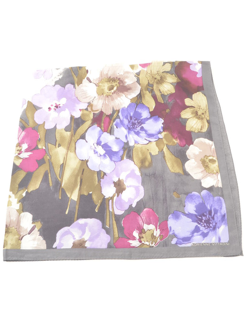 Floral Head Scarf - M