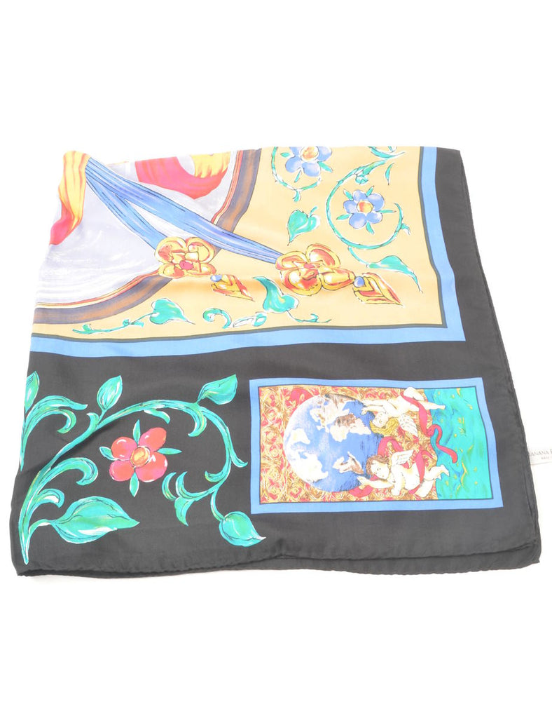 Floral Head Scarf - M