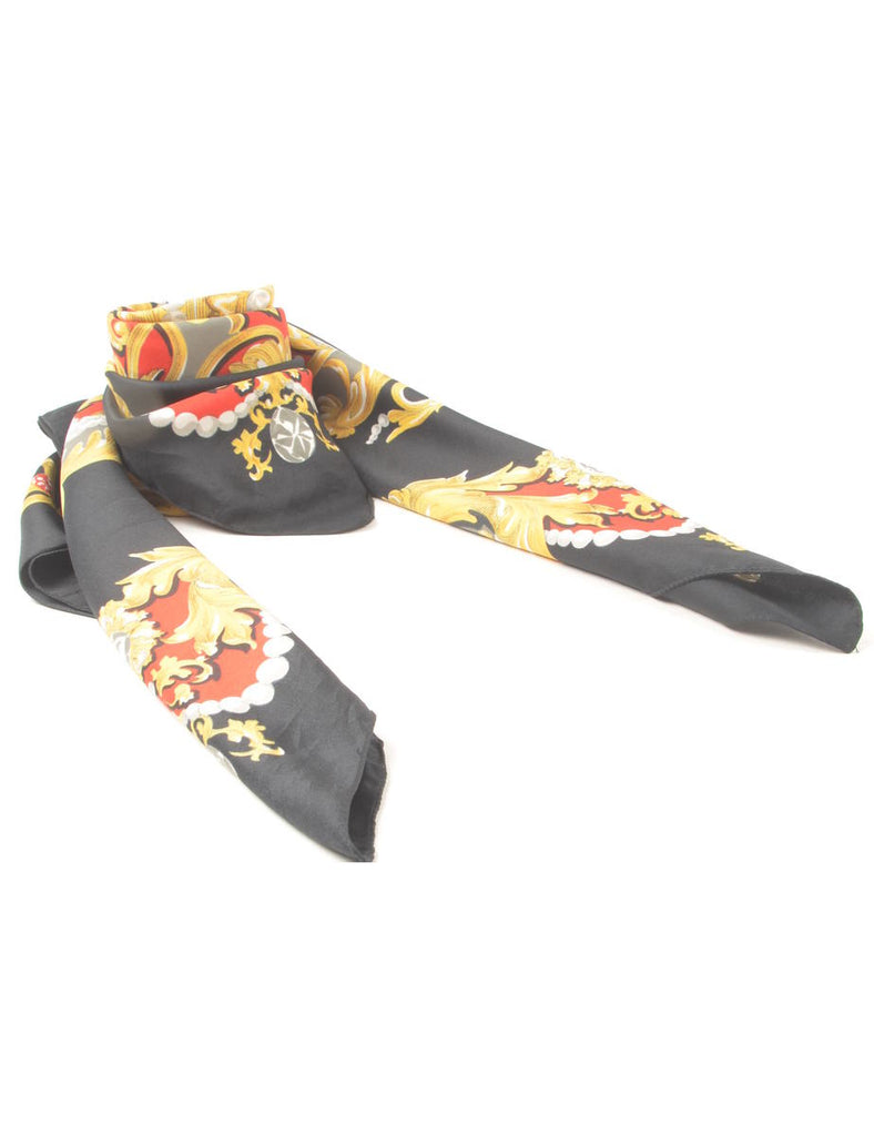 Floral Print Head Scarf - M