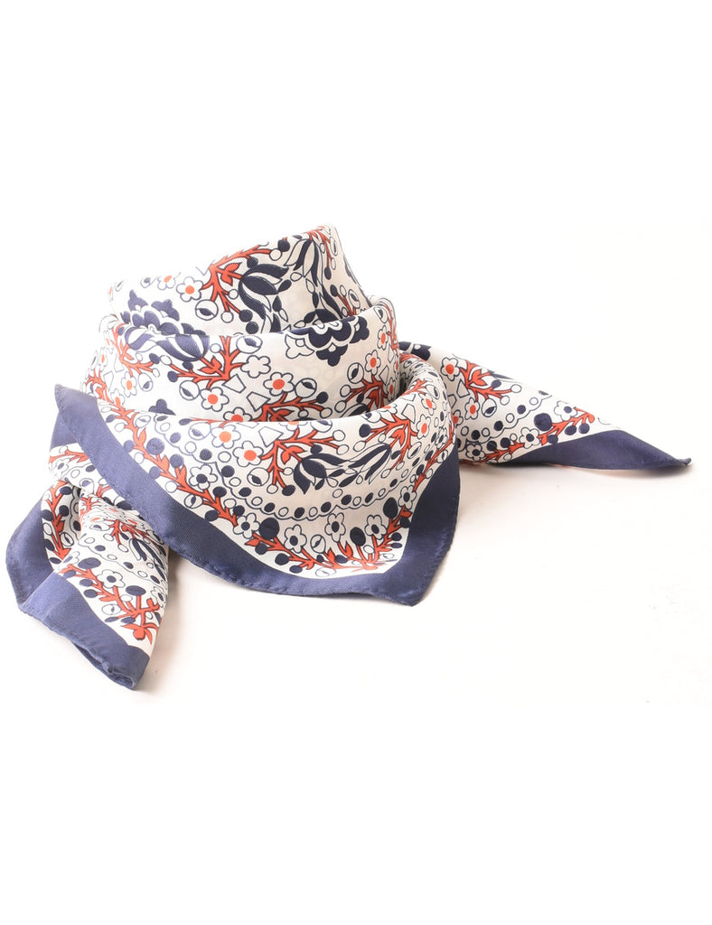 Floral Print Scarf - M