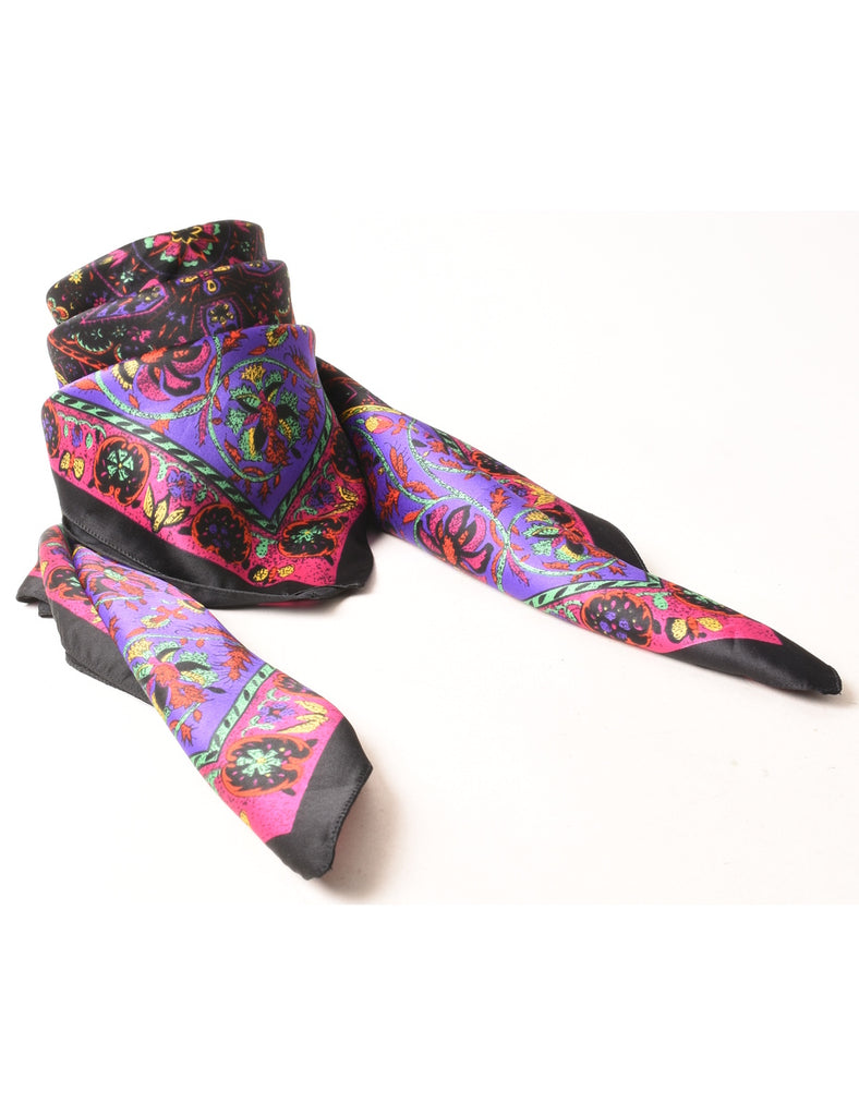 Floral Print Scarf - M