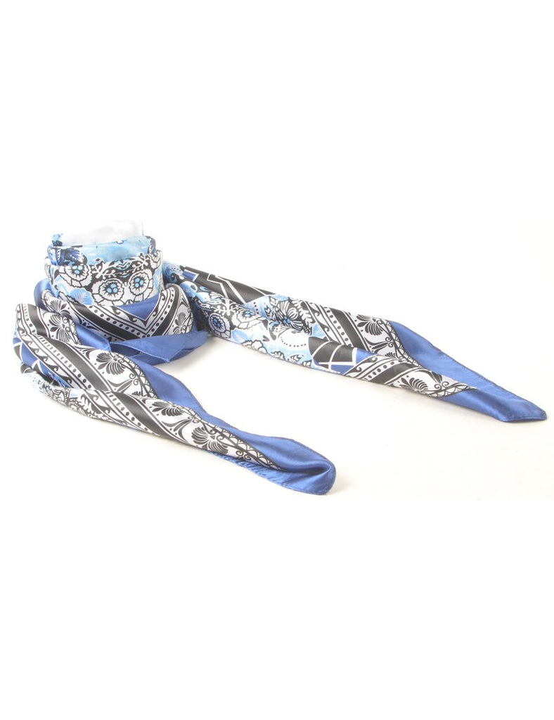 Floral Print Scarf - L