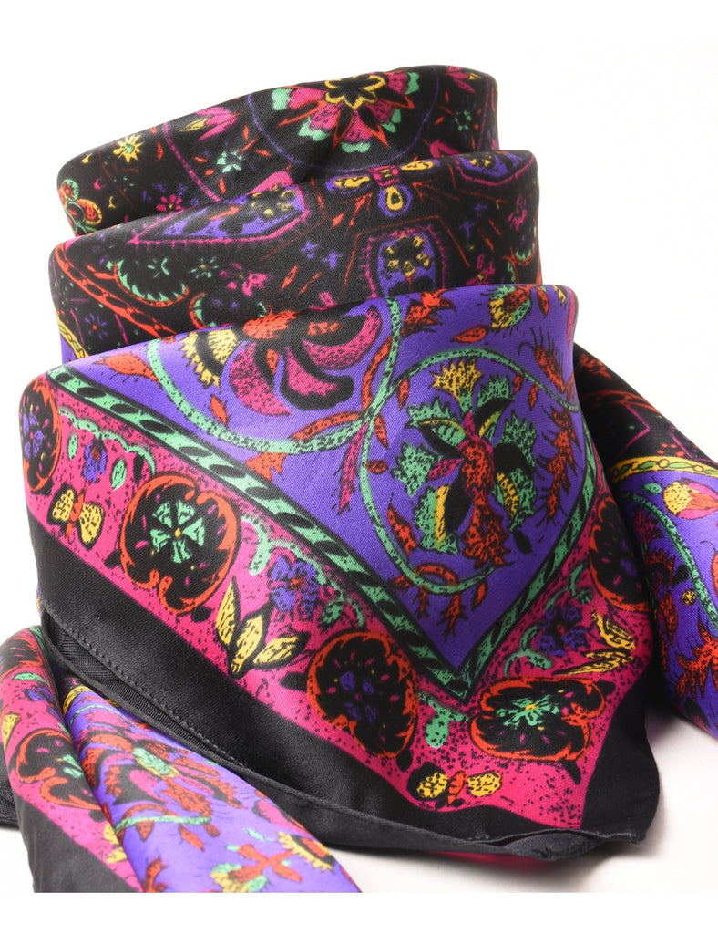 Floral Print Scarf - M