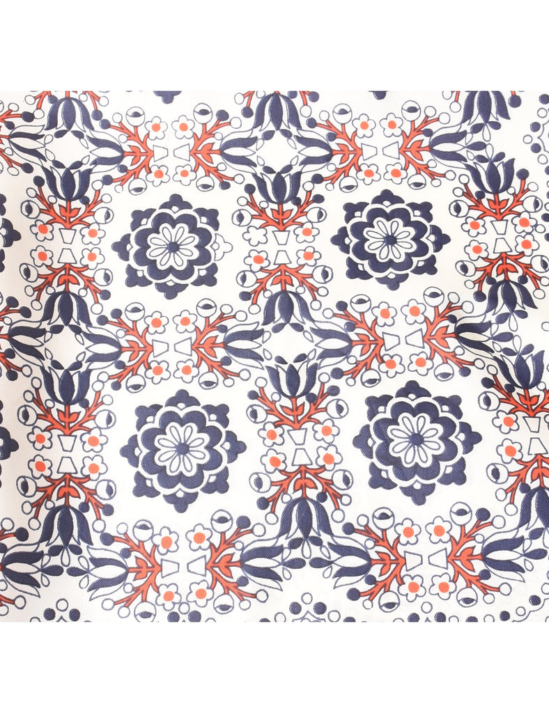 Floral Print Scarf - M