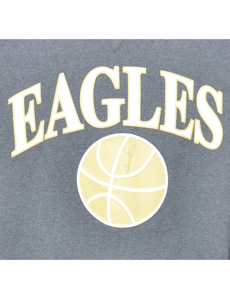 Football Eagles Printed Sweatshirt - L