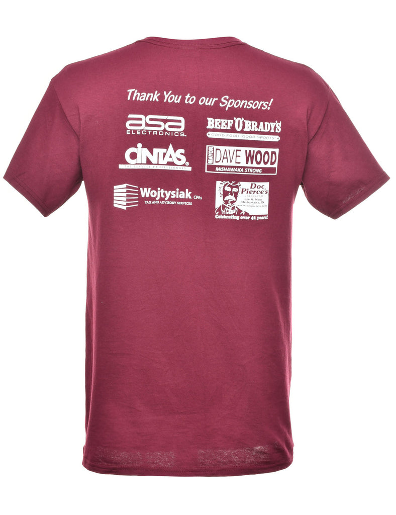 Football Mishawaka Printed T-shirt - M