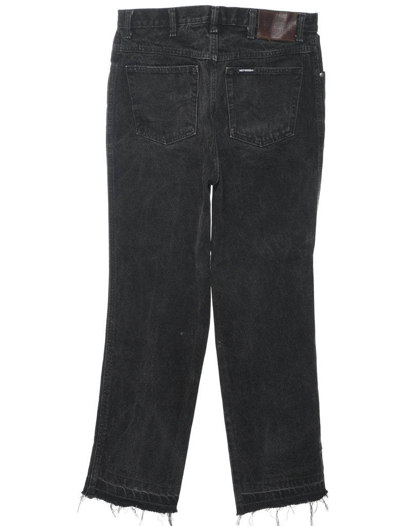 Frayed Tapered Jeans - W34 L30