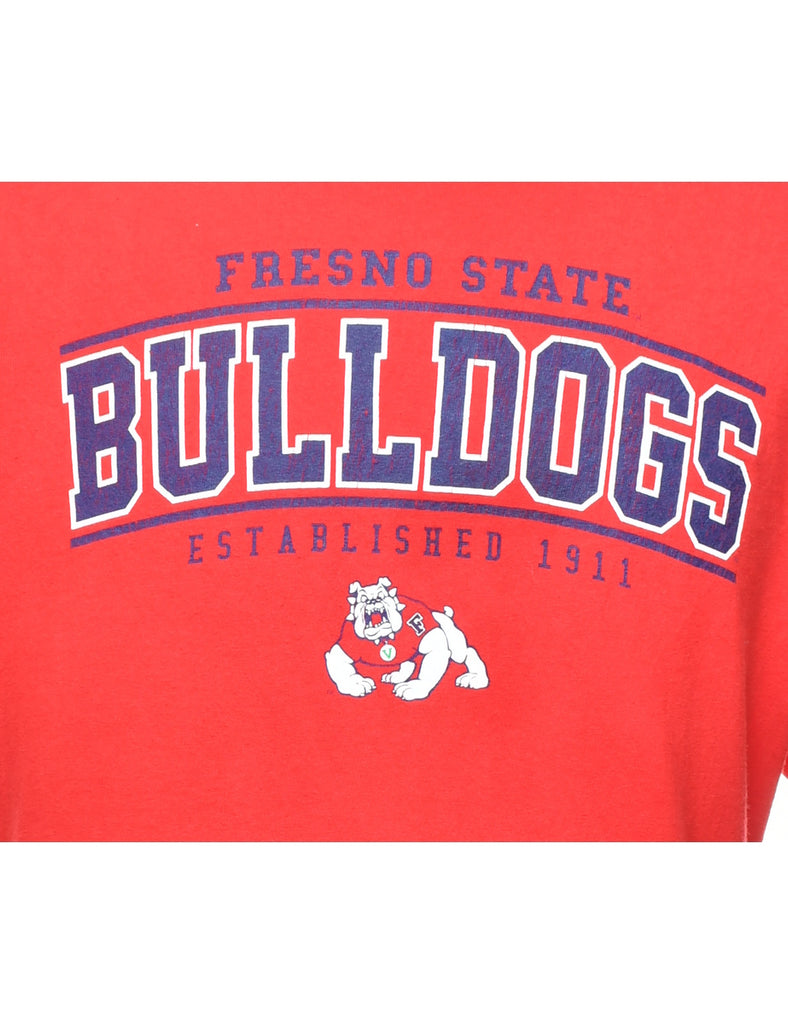 Fresno State Bulldogs Printed T-shirt - L
