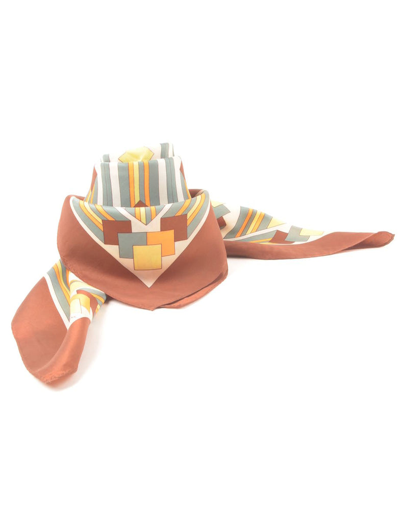 Geometric Pattern Head Scarf - M
