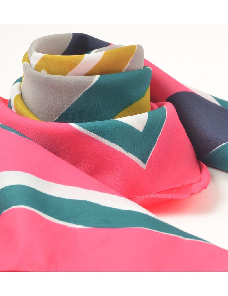 Geometric Pattern Head Scarf - M