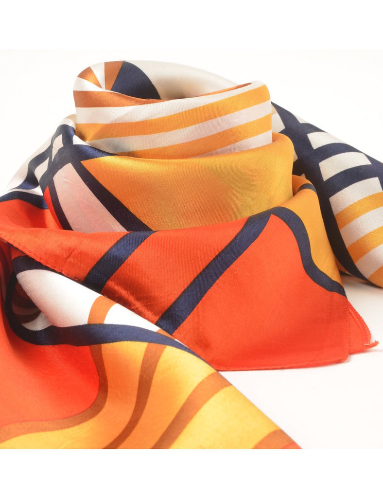 Geometric Pattern Head Scarf - M