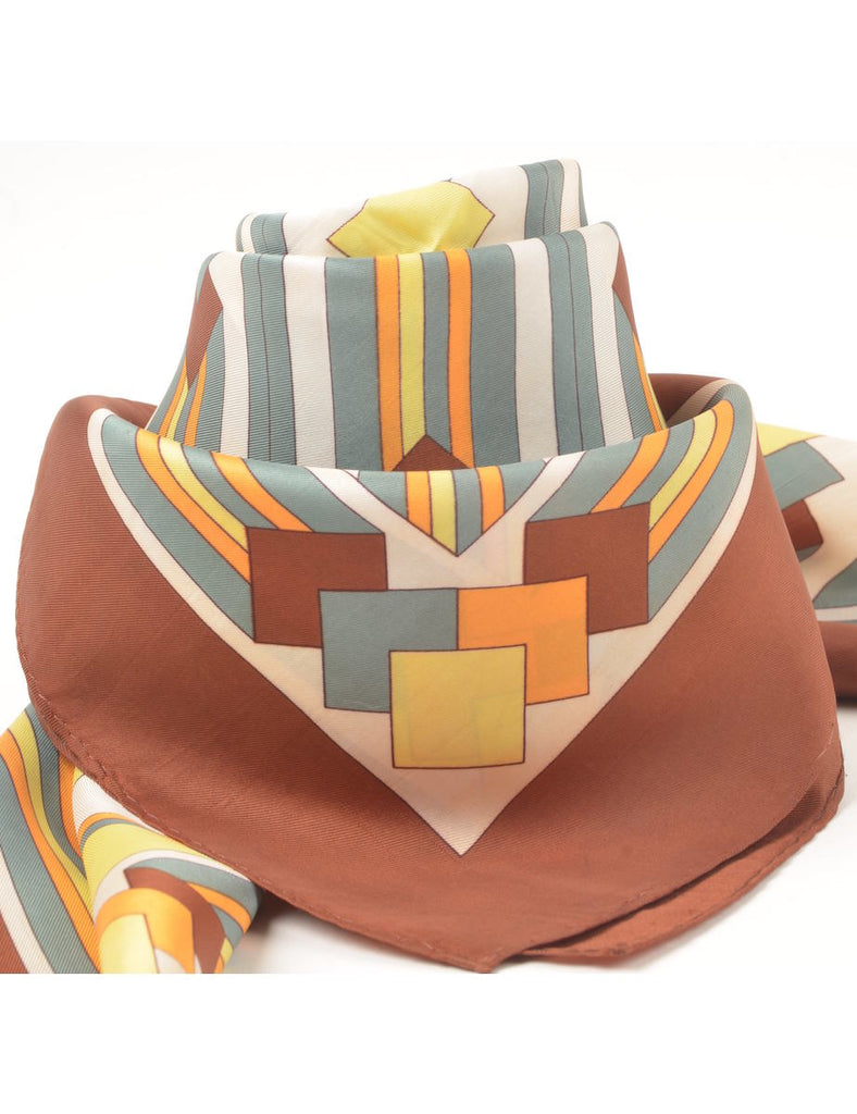Geometric Pattern Head Scarf - M