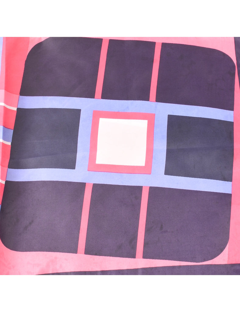 Geometric Pattern Scarf - S