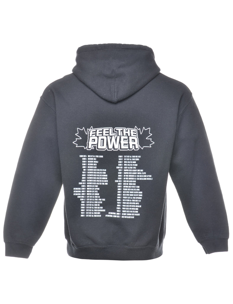 Gildan Feel The Power Printed Hoodie - M