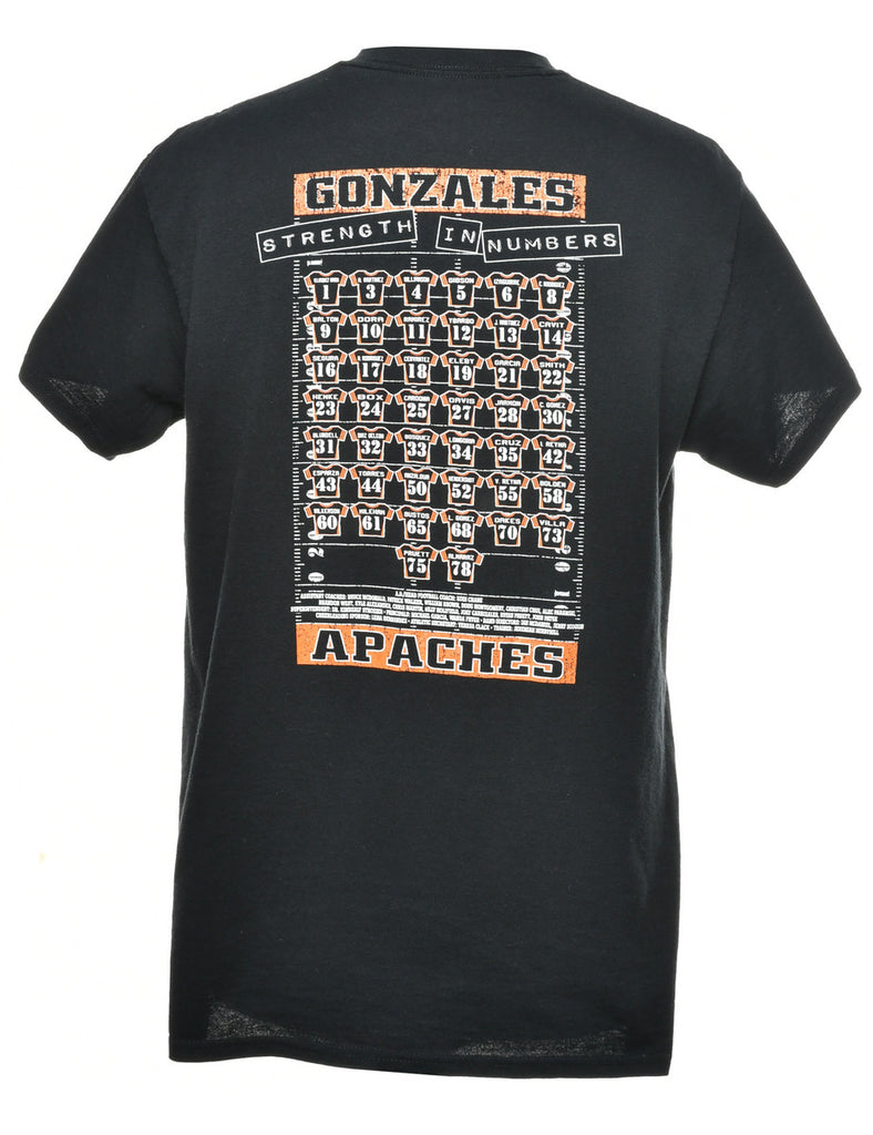 Gonzales Playoffs Roll Tribe Printed T-shirt - M