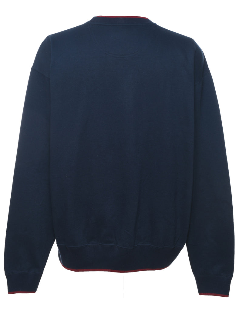 Grandpa Embroidered Navy Sweatshirt - L