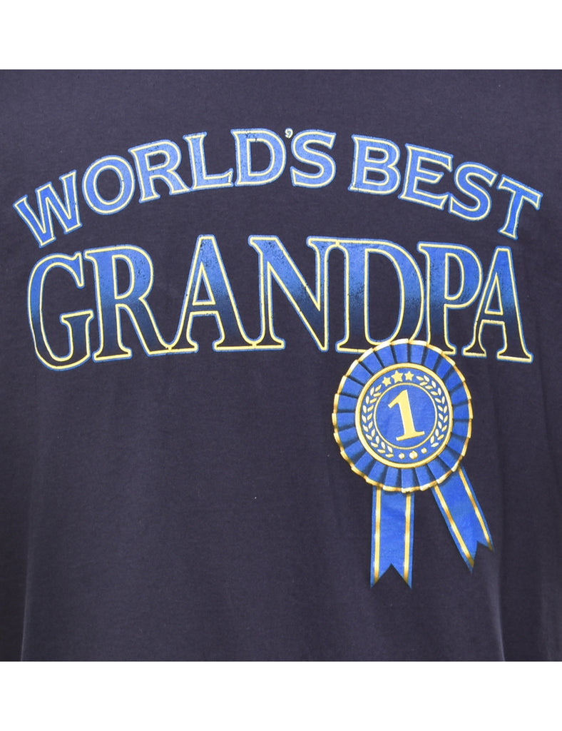Grandpa Printed T-shirt - XL