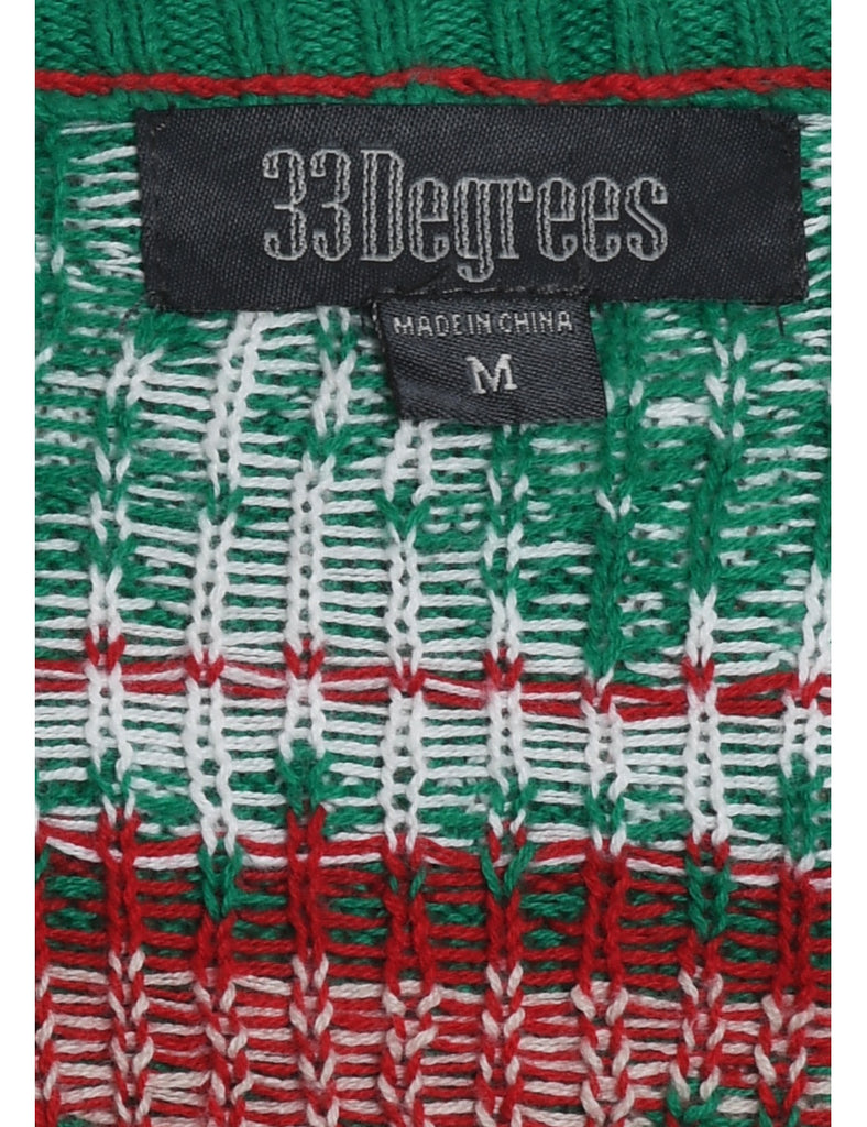 Green Christmas Jumper - M