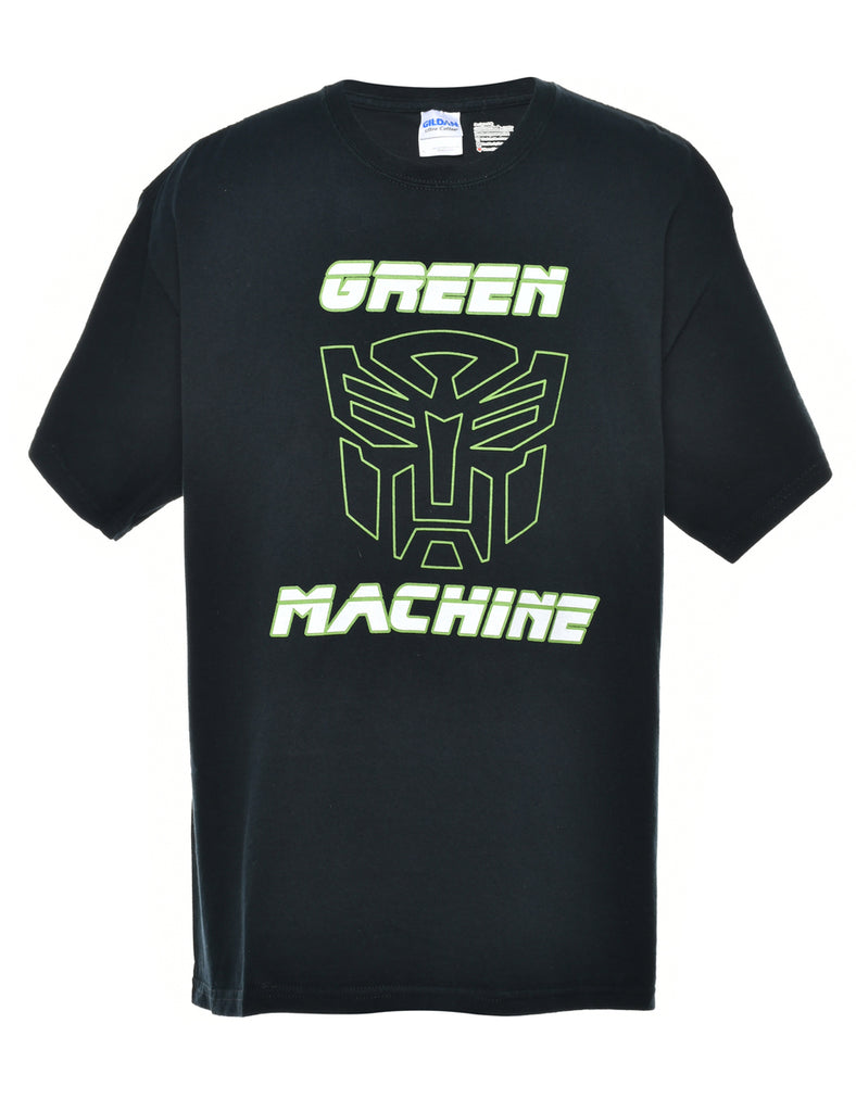 Green Machine Printed T-shirt - L