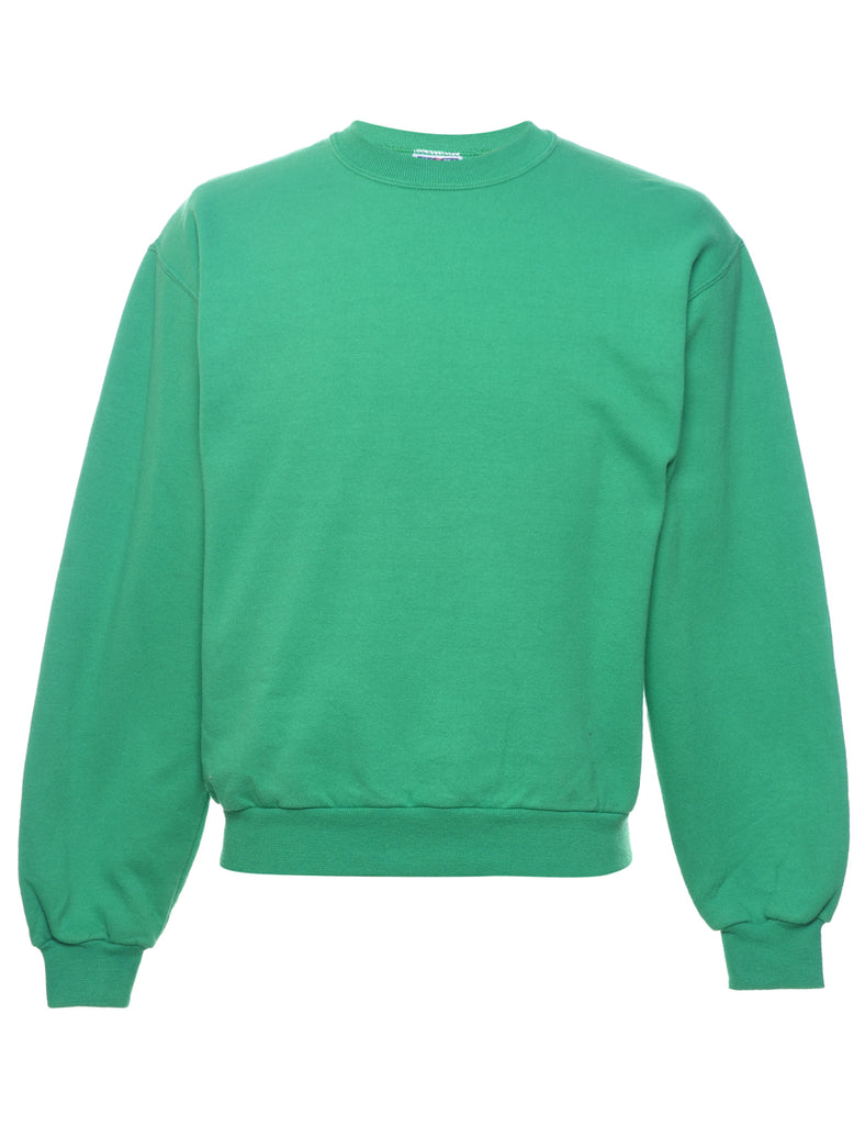 Green Plain Sweatshirt - S
