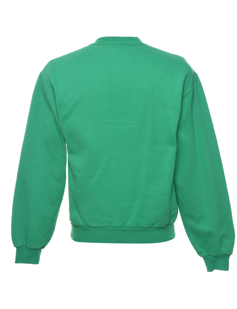 Green Plain Sweatshirt - S