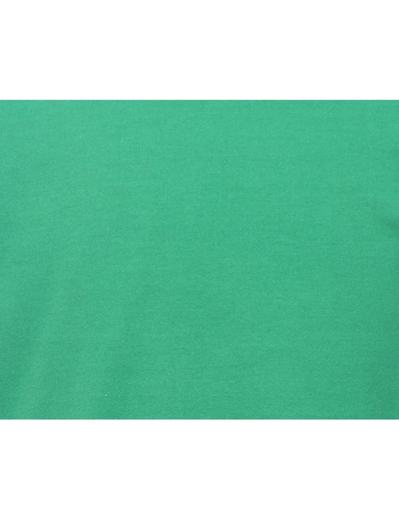 Green Plain Sweatshirt - S