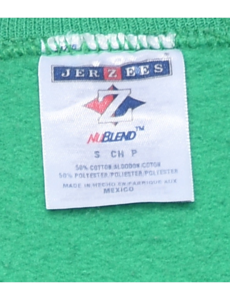 Green Plain Sweatshirt - S