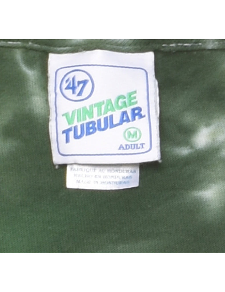 Green & Yellow University Of Oregon Tie Dye T-shirt - M