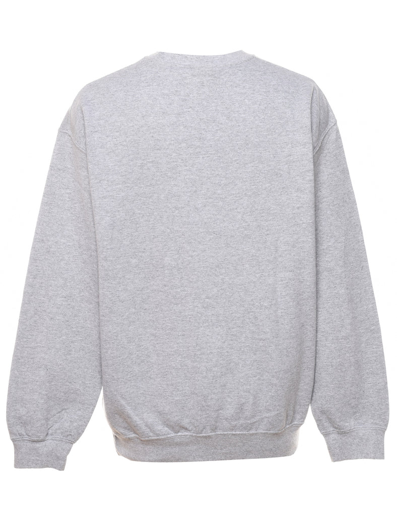 Grey Ft. Lauderdale Florida Printed Sweatshirt - M