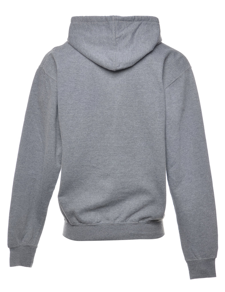 Grey IOWA Printed Hoodie - S