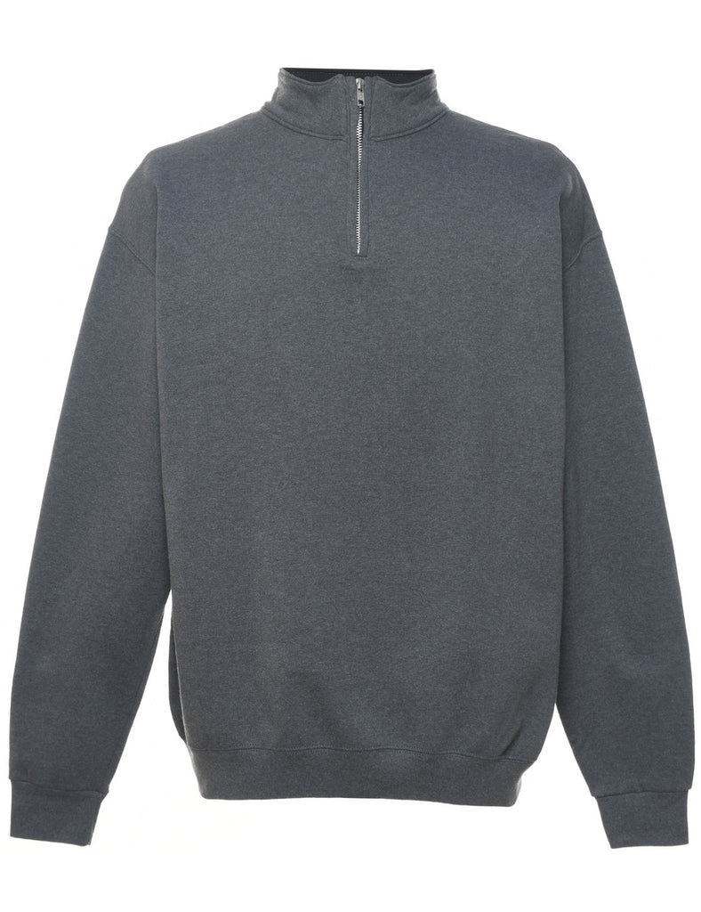 Grey Plain Sweatshirt - L