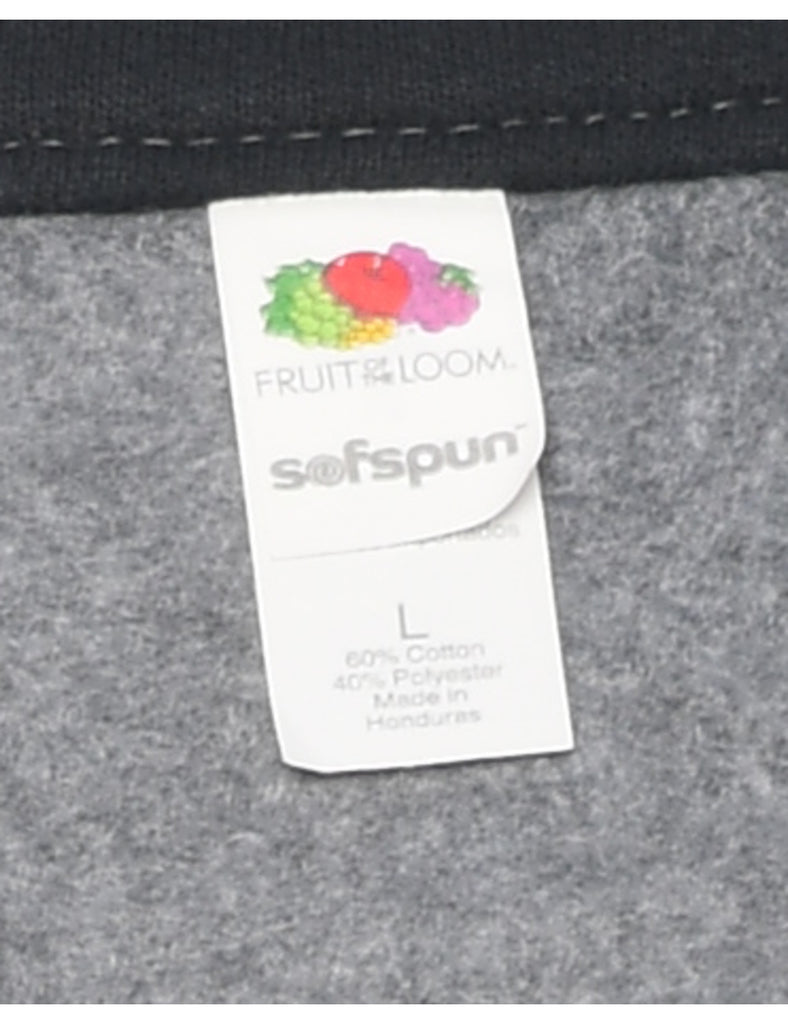 Grey Plain Sweatshirt - L