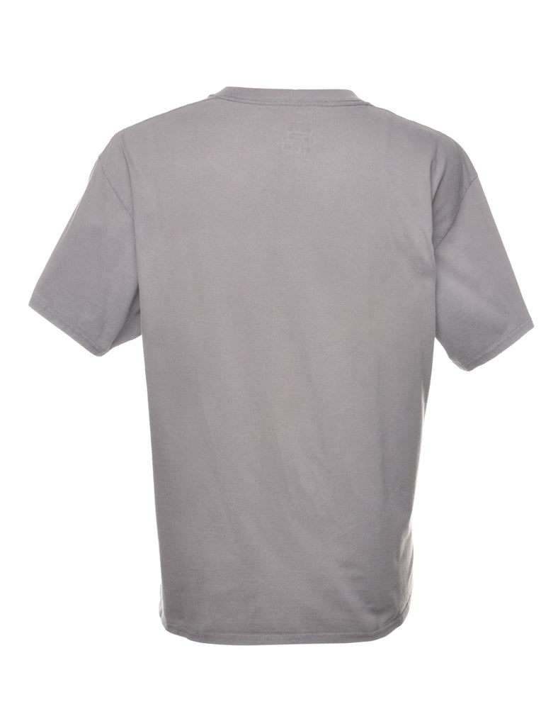 Grey Plain T-shirt - XL