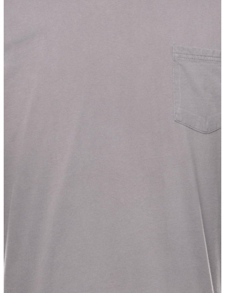 Grey Plain T-shirt - XL