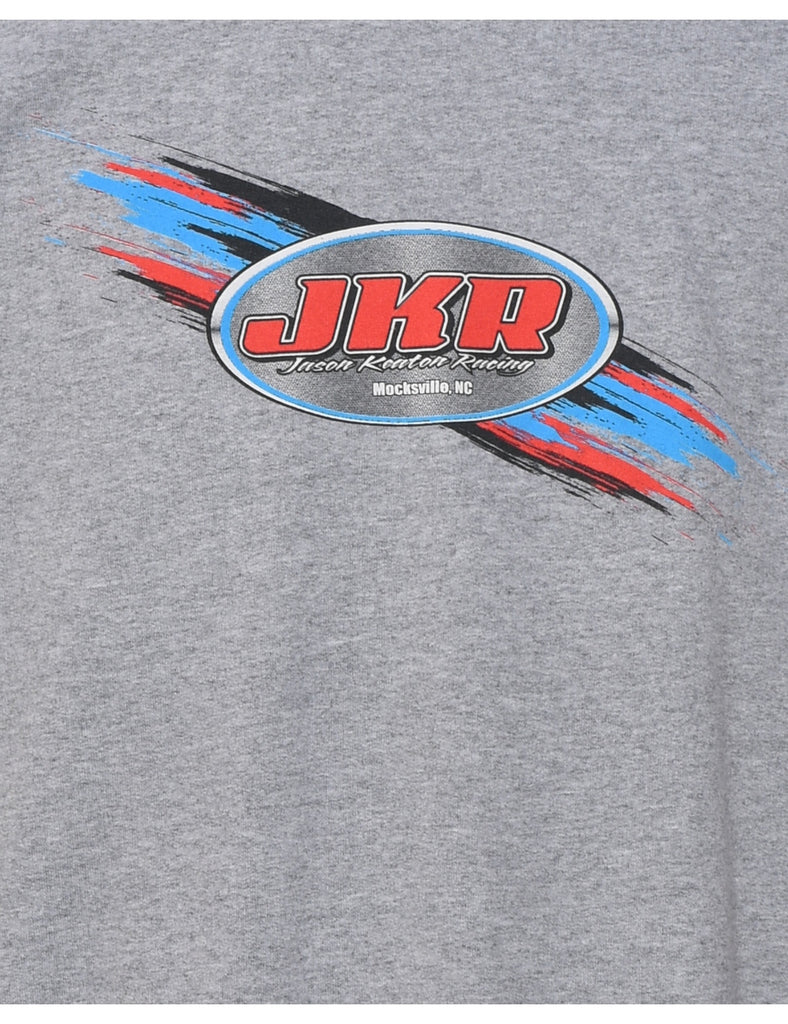 Grey Printed Sweatshirt - XL